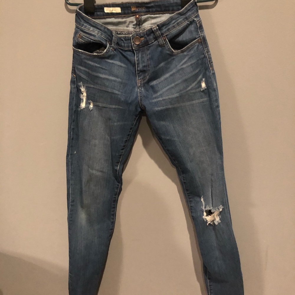 KUT from the Kloth Mia toothpick skinny jeans